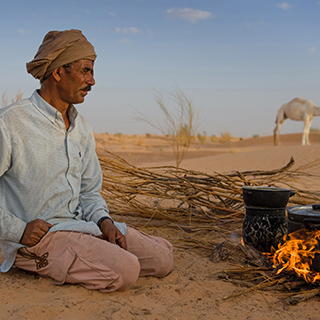 Cooking bedouin